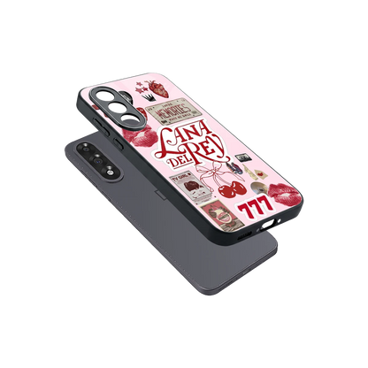 Lana Del Rey Collage sleek oneplus nord 5 cover with tempered glass back and TPU edges