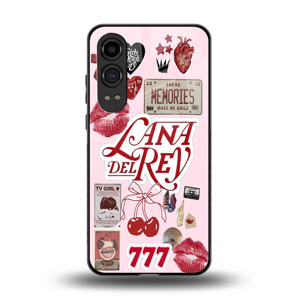 Lana Del Rey Collage back phone cover | glass case for oneplus nord ce 4 lite