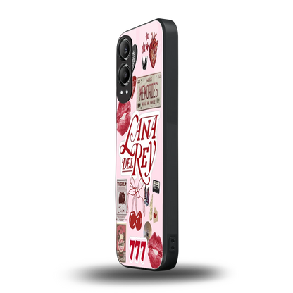 Lana Del Rey Collage oneplus nord ce 4 lite mobile cover | shockproof glass phone case