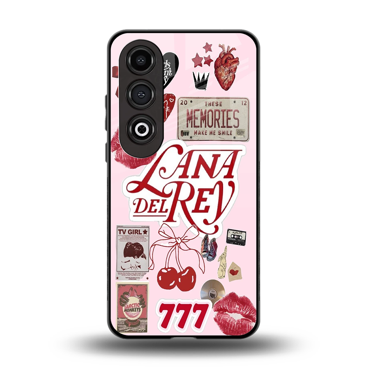 Lana Del Rey Collage back phone cover | glass case for oneplus nord ce 4