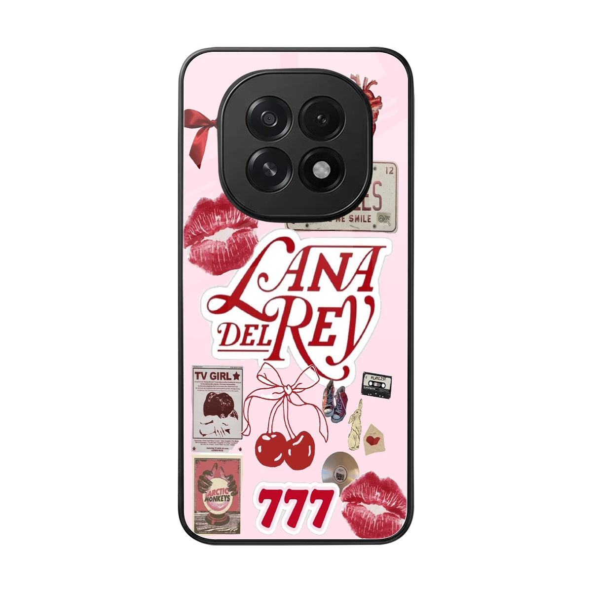 Lana Del Rey Collage back phone cover | glass case for oppo f29 5g