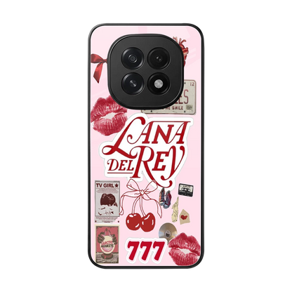 Lana Del Rey Collage back phone cover | glass case for oppo f29 5g
