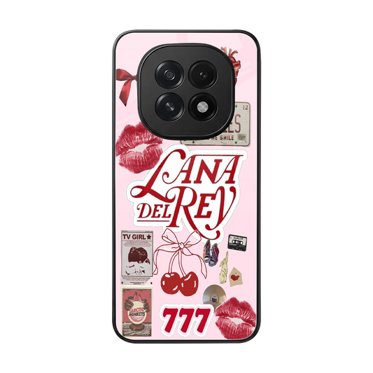 Lana Del Rey Collage back phone cover | glass case for oppo f29 5g