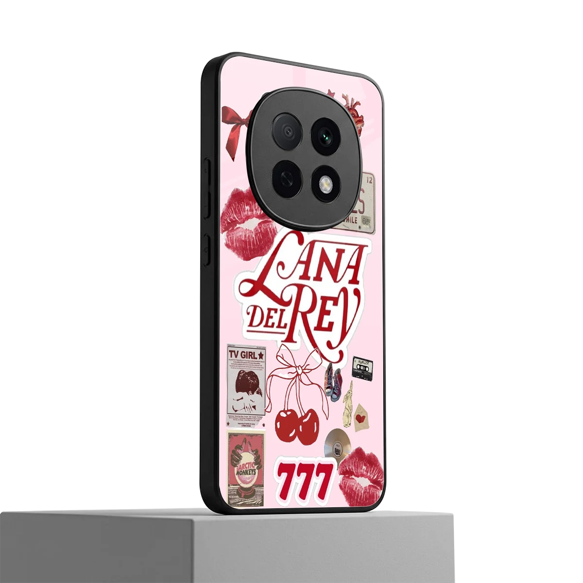 Lana Del Rey Collage oppo f29 pro 5g mobile cover | shockproof glass phone case