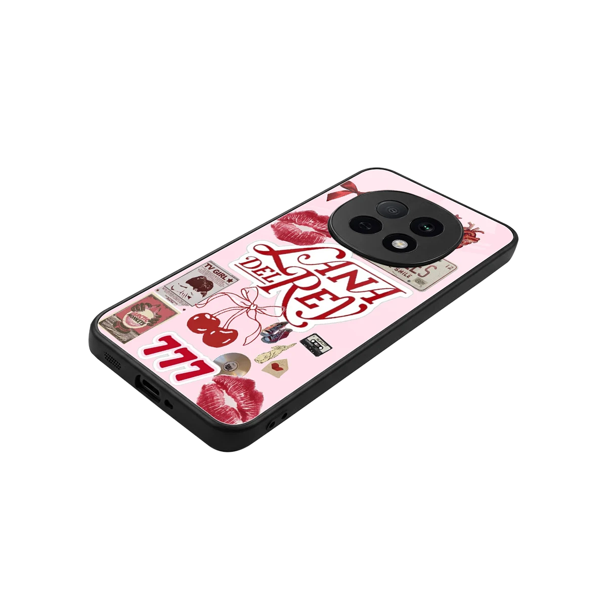 Lana Del Rey Collage stylish phone case for oppo f29 pro 5g | glossy glass and slim fit