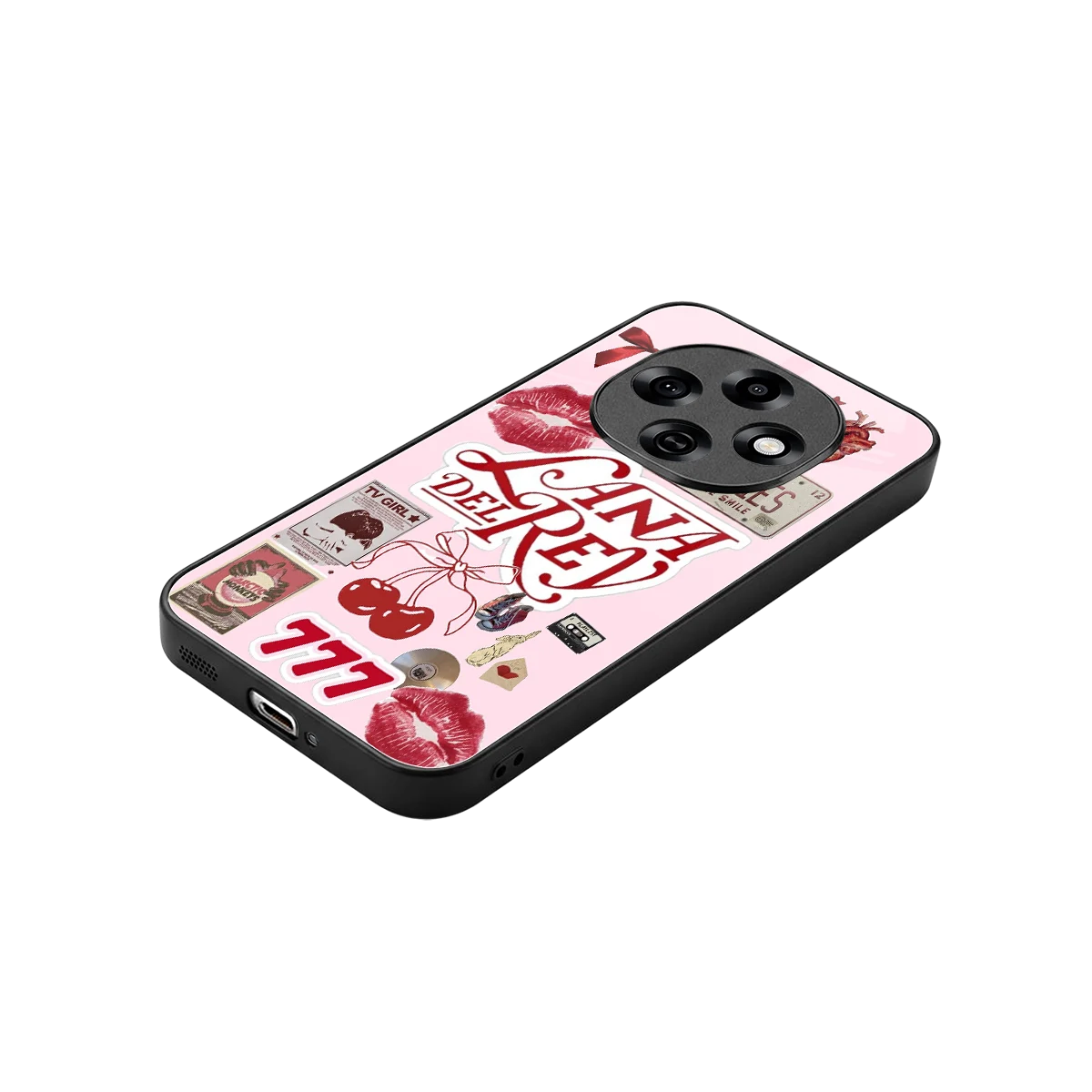 Lana Del Rey Collage stylish phone case for oppo f31 pro 5g | glossy glass and slim fit