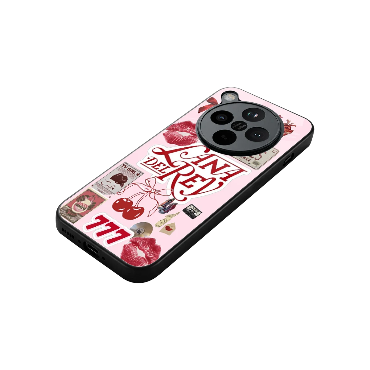 Lana Del Rey Collage stylish phone case for oppo find x8 | glossy glass and slim fit