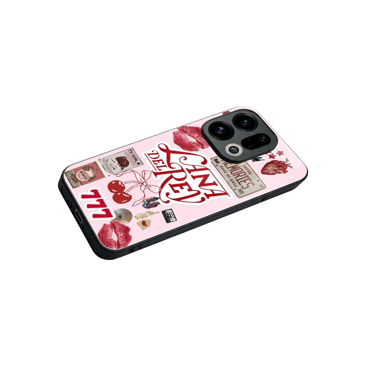 Lana Del Rey Collage stylish phone case for oppo find x9 | glossy glass and slim fit