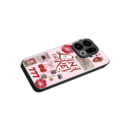 Lana Del Rey Collage stylish phone case for oppo find x9 | glossy glass and slim fit