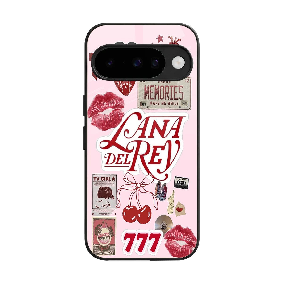 Lana Del Rey Collage back phone cover | glass case for google pixel 10