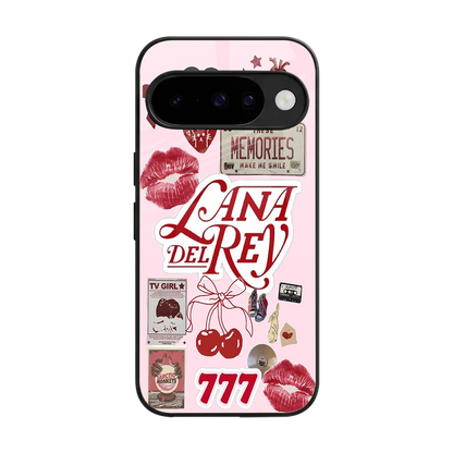Lana Del Rey Collage back phone cover | glass case for google pixel 10