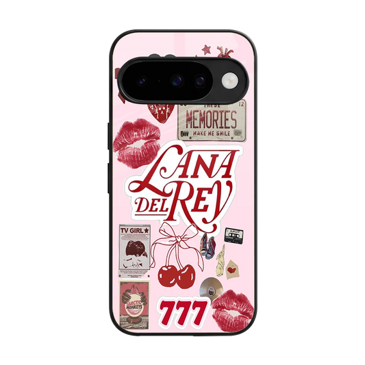 Lana Del Rey Collage back phone cover | glass case for google pixel 10