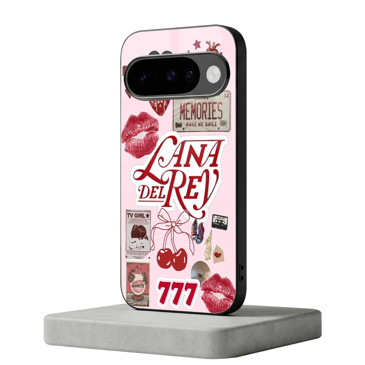 Lana Del Rey Collage google pixel 10 mobile cover | shockproof glass phone case