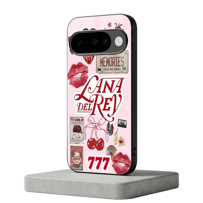 Lana Del Rey Collage google pixel 10 mobile cover | shockproof glass phone case