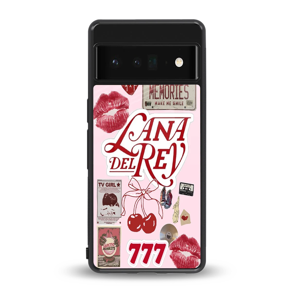 Lana Del Rey Collage back phone cover | glass case for google pixel 6 pro