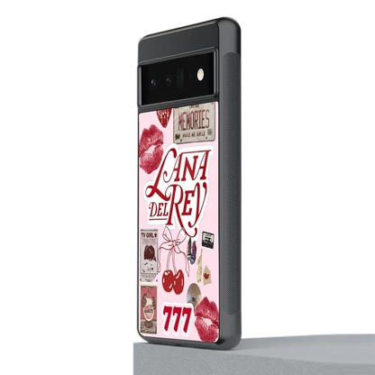 Lana Del Rey Collage stylish phone case for google pixel 6 pro | glossy glass and slim fit