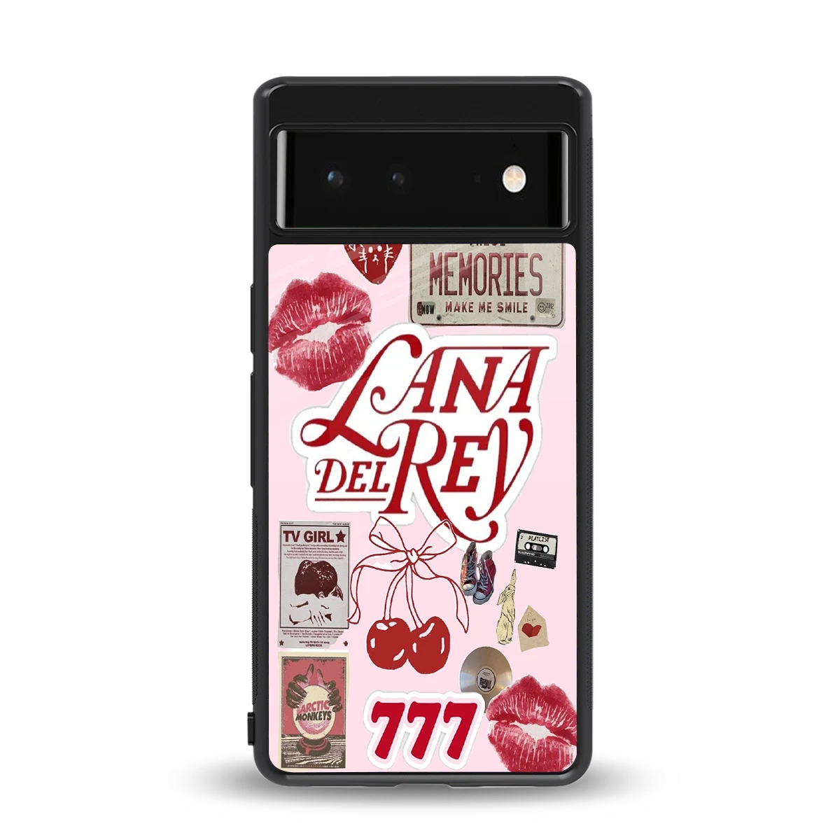 Lana Del Rey Collage back phone cover | glass case for google pixel 6