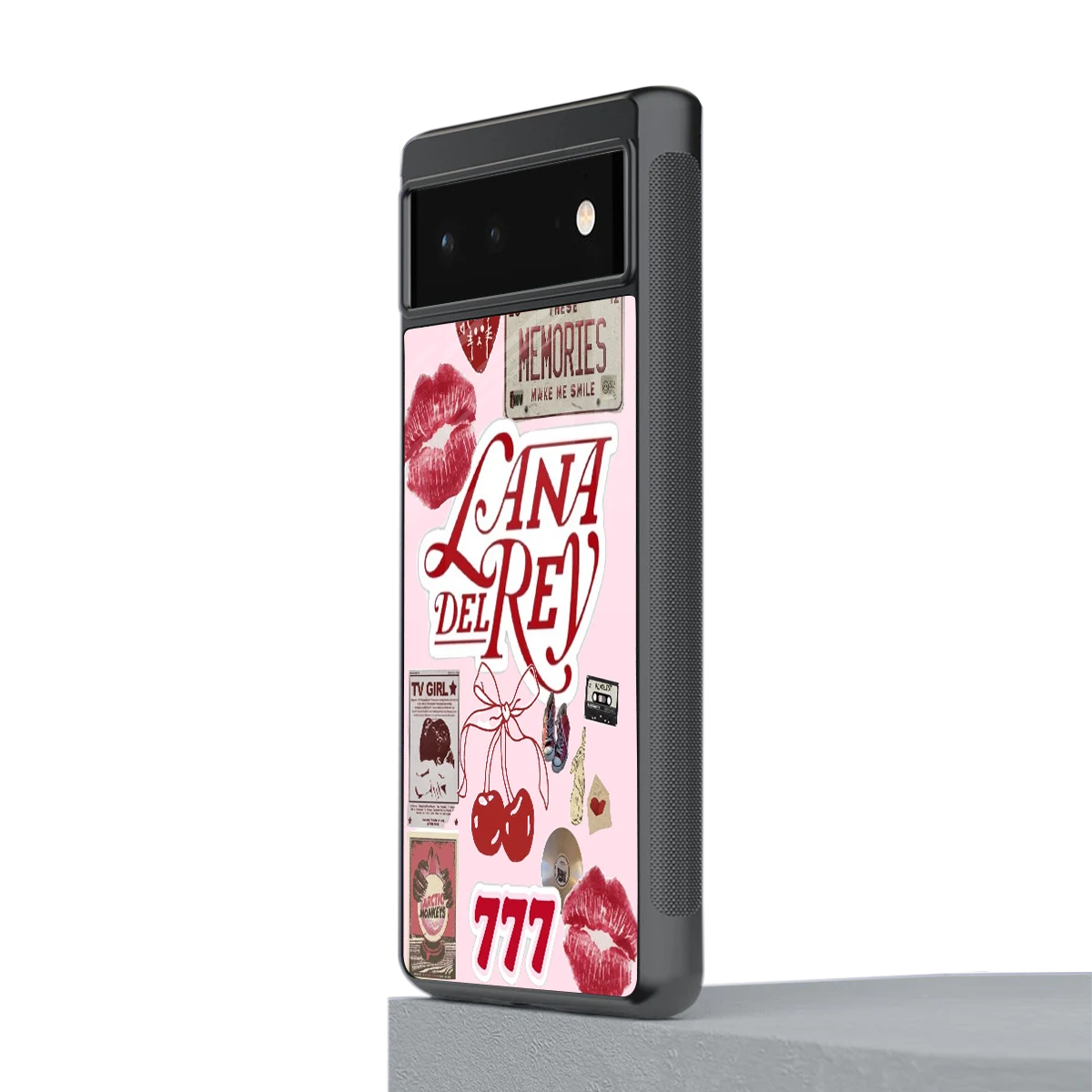 Lana Del Rey Collage stylish phone case for google pixel 6a | glossy glass and slim fit