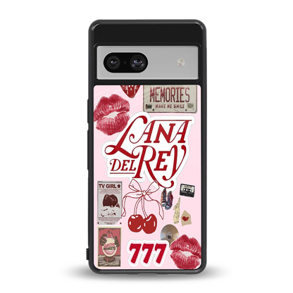 Lana Del Rey Collage back phone cover | glass case for google pixel 7