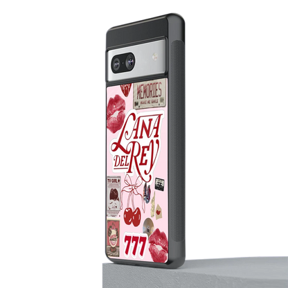 Lana Del Rey Collage stylish phone case for google pixel 7 | glossy glass and slim fit