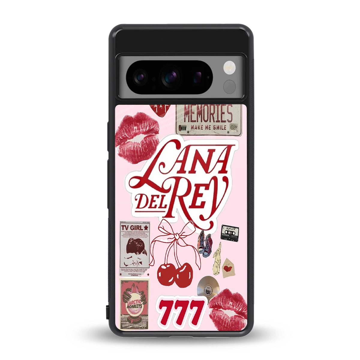 Lana Del Rey Collage back phone cover | glass case for google pixel 8 pro