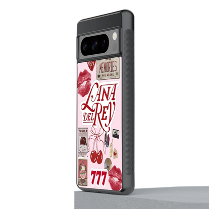 Lana Del Rey Collage stylish phone case for google pixel 8 pro | glossy glass and slim fit