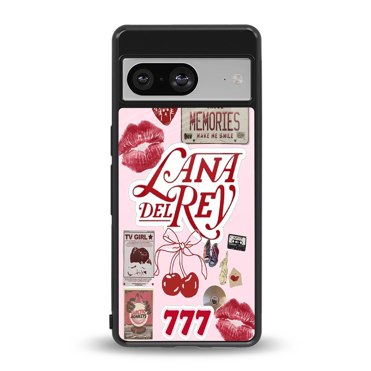 Lana Del Rey Collage back phone cover | glass case for google pixel 8