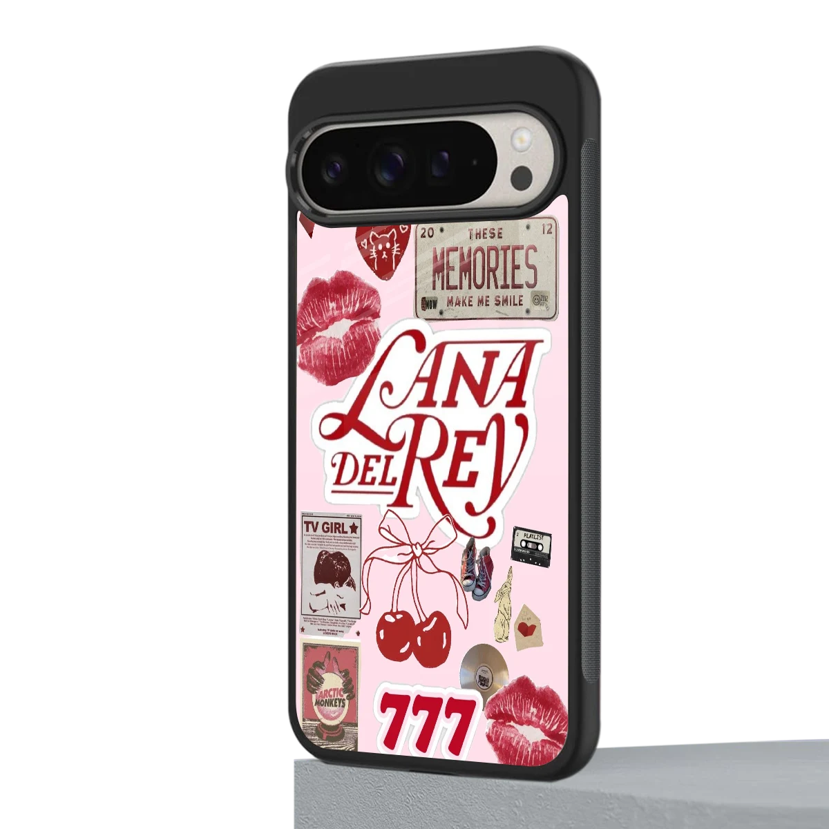 Lana Del Rey Collage google pixel 9 pro mobile cover | shockproof glass phone case