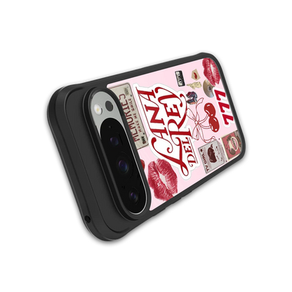 Lana Del Rey Collage stylish phone case for google pixel 9 pro xl | glossy glass and slim fit