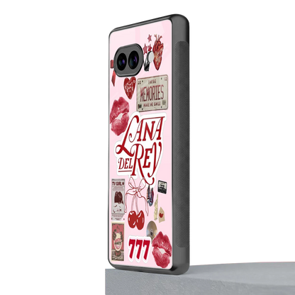 Lana Del Rey Collage google pixel 10a mobile cover | shockproof glass phone case