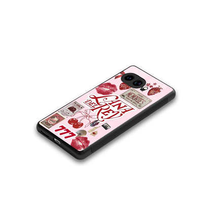 Lana Del Rey Collage stylish phone case for google pixel 10a | glossy glass and slim fit