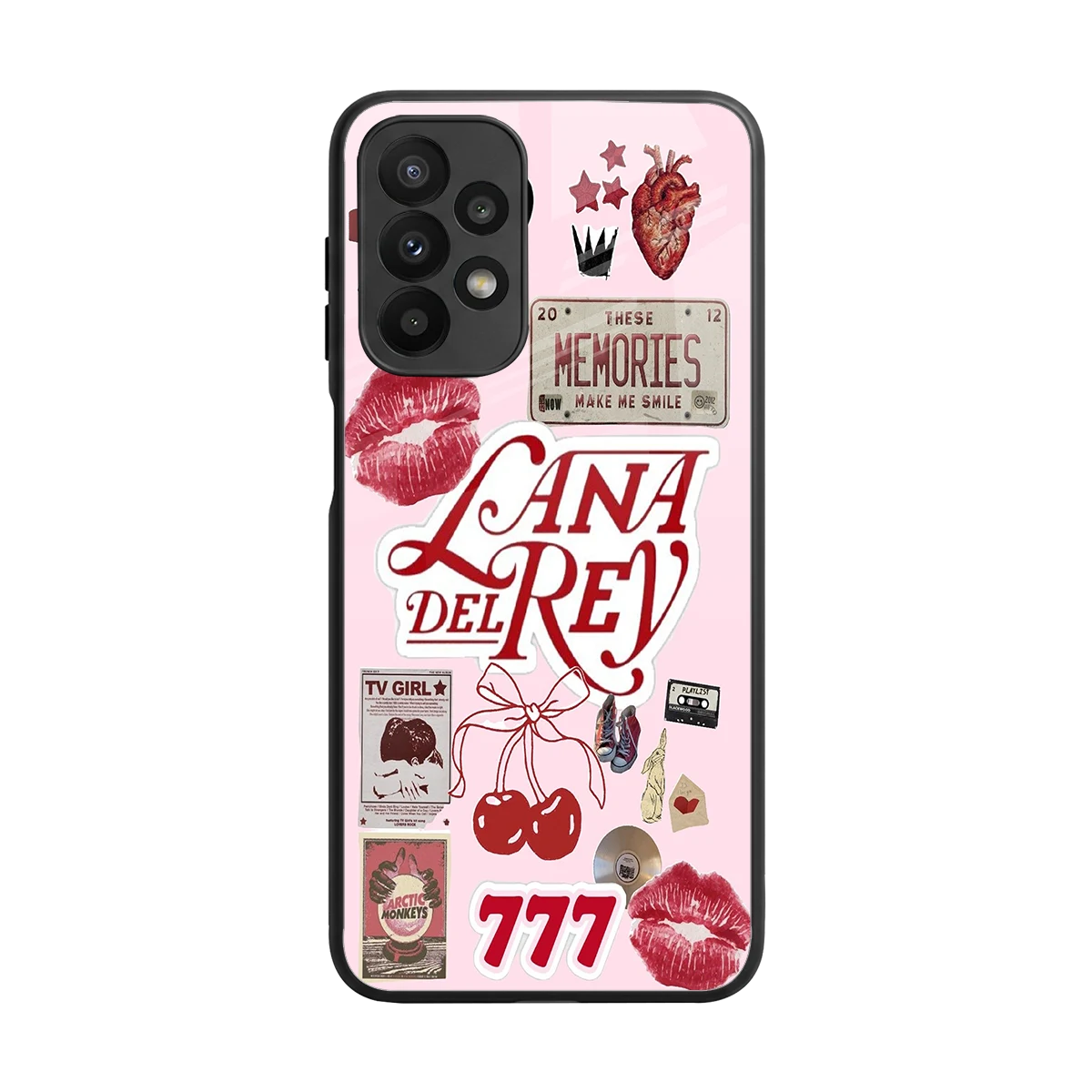 Lana Del Rey Collage back phone cover | glass case for samsung galaxy a23