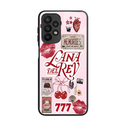 Lana Del Rey Collage back phone cover | glass case for samsung galaxy a23