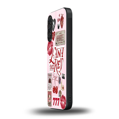 Lana Del Rey Collage samsung galaxy a55 5g mobile cover | shockproof glass phone case
