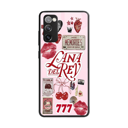 Lana Del Rey Collage back phone cover | glass case for samsung galaxy s20 fe