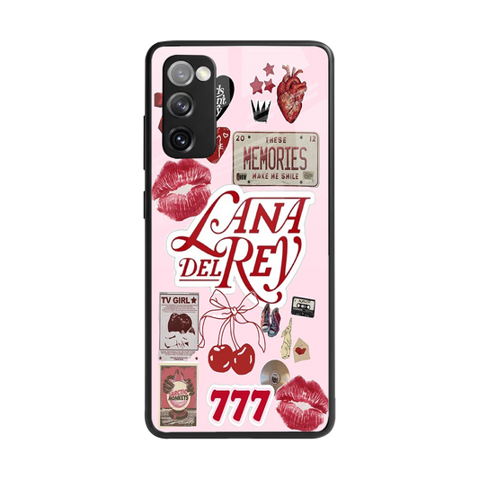 Lana Del Rey Collage back phone cover | glass case for samsung galaxy s20 fe