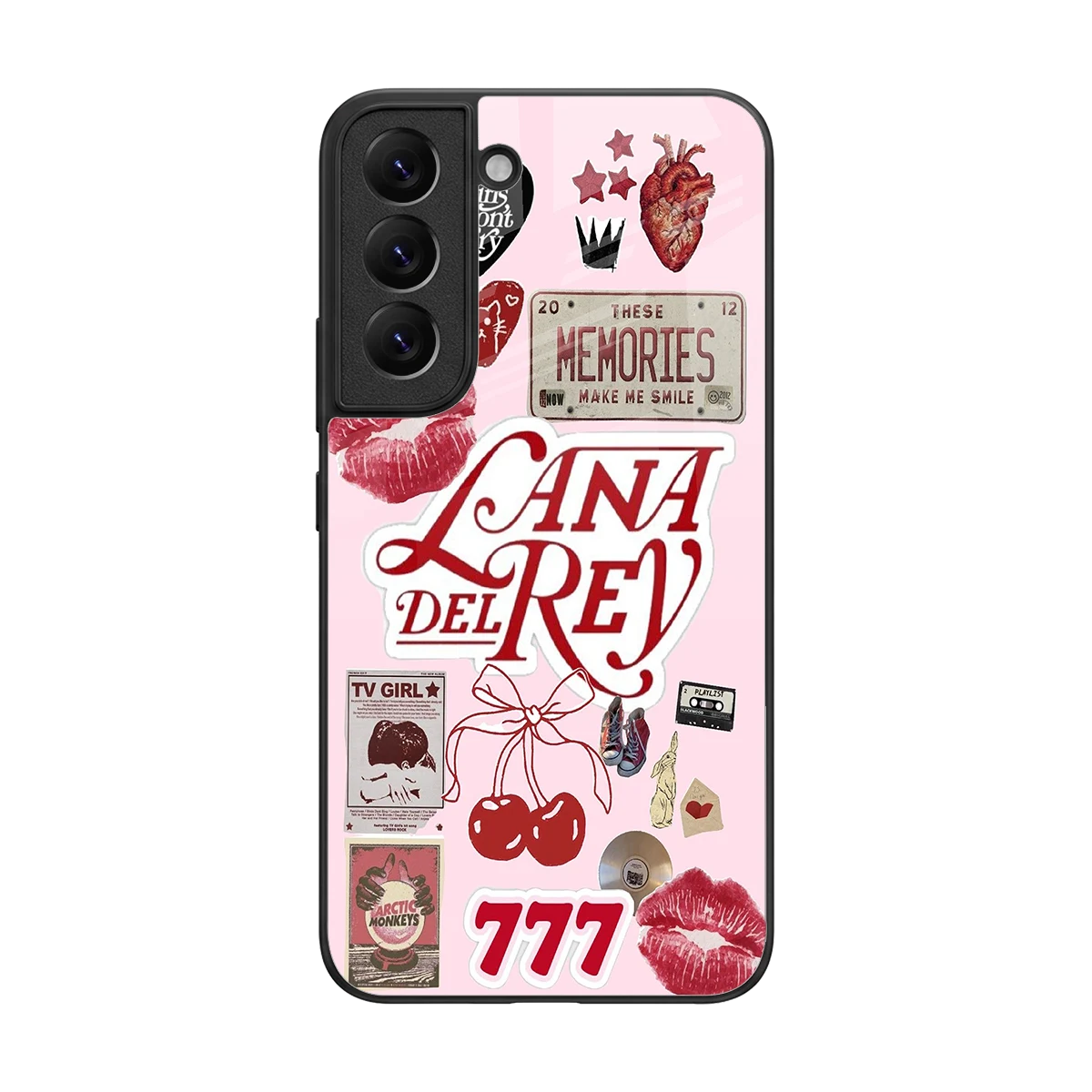 Lana Del Rey Collage back phone cover | glass case for samsung galaxy s22