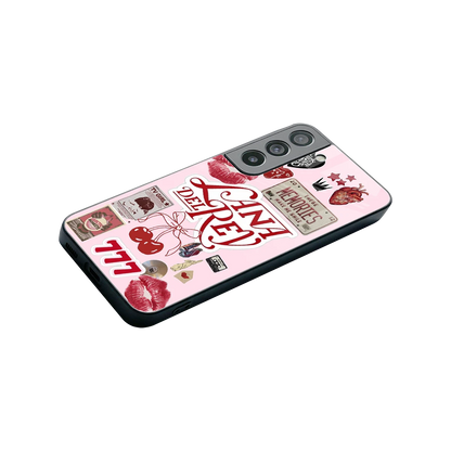 Lana Del Rey Collage stylish phone case for samsung galaxy s22 | glossy glass and slim fit