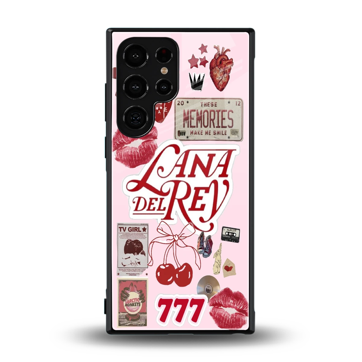 Lana Del Rey Collage back phone cover | glass case for samsung galaxy s24 ultra