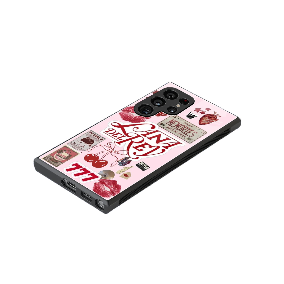 Lana Del Rey Collage stylish phone case for samsung galaxy s23 ultra | glossy glass and slim fit