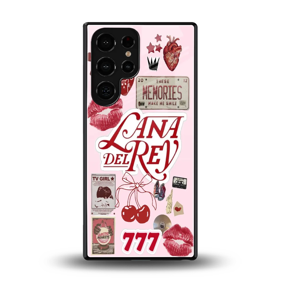 Lana Del Rey Collage back phone cover | glass case for samsung galaxy s25 ultra