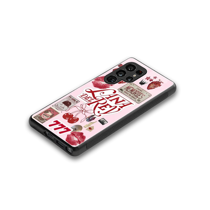Lana Del Rey Collage stylish phone case for samsung galaxy s25 ultra | glossy glass and slim fit
