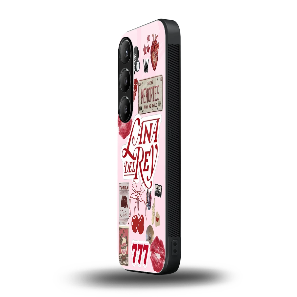 Lana Del Rey Collage samsung galaxy s25 mobile cover | shockproof glass phone case