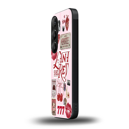 Lana Del Rey Collage samsung galaxy s24 mobile cover | shockproof glass phone case