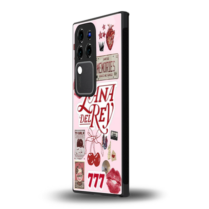Lana Del Rey Collagevivo v30 pro mobile cover | shockproof glass phone case