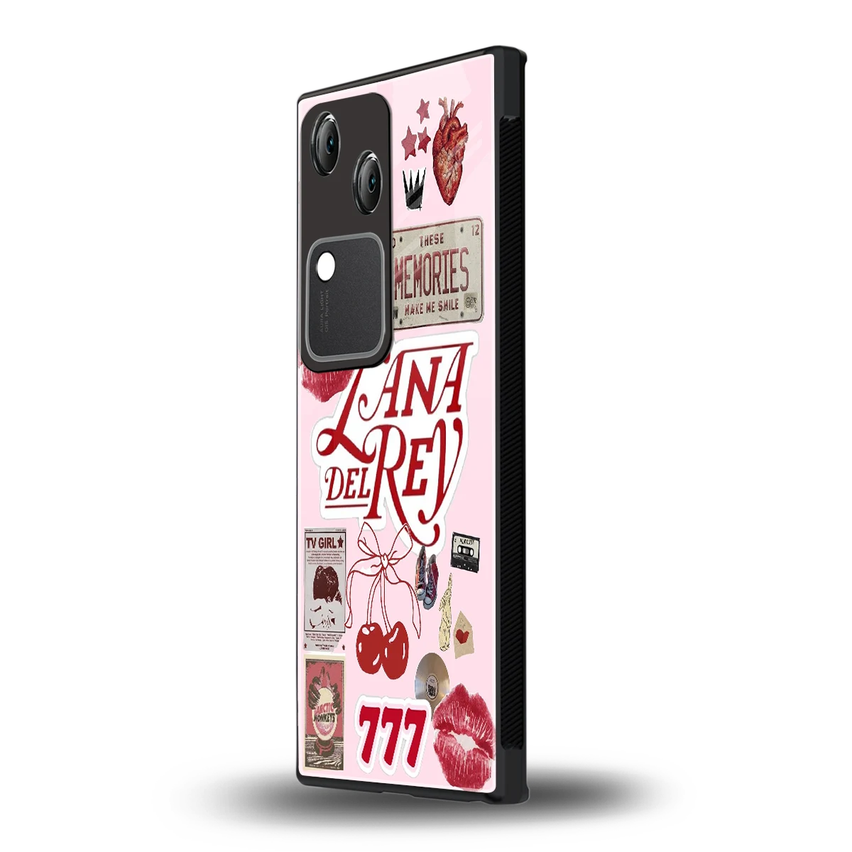 Lana Del Rey Collage vivo v30 mobile cover | shockproof glass phone case
