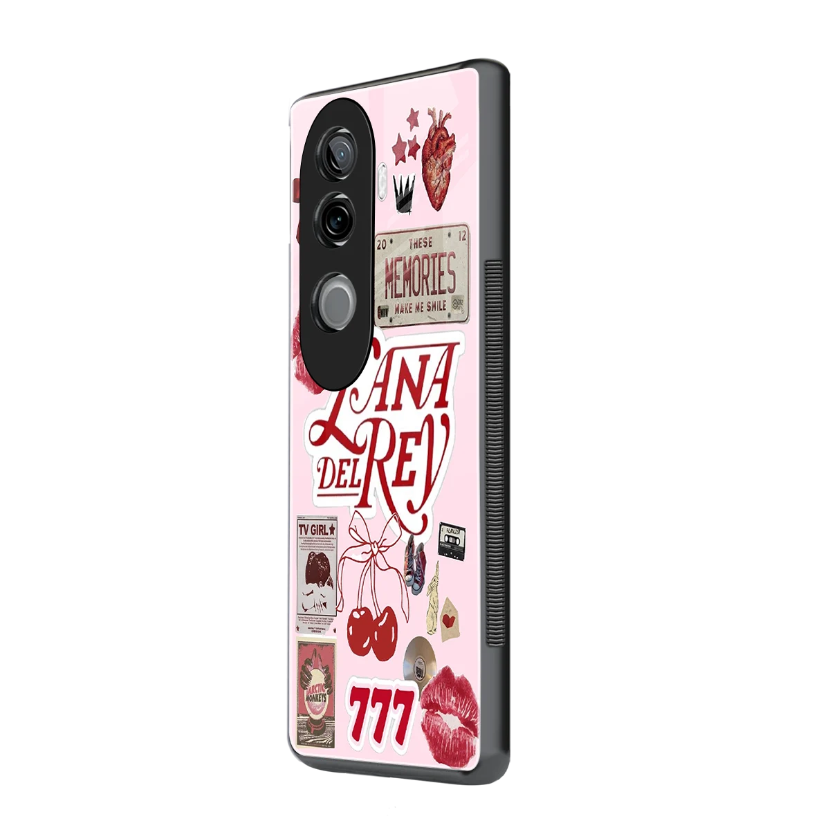 Lana Del Rey Collage vivo v40e mobile cover | shockproof glass phone case