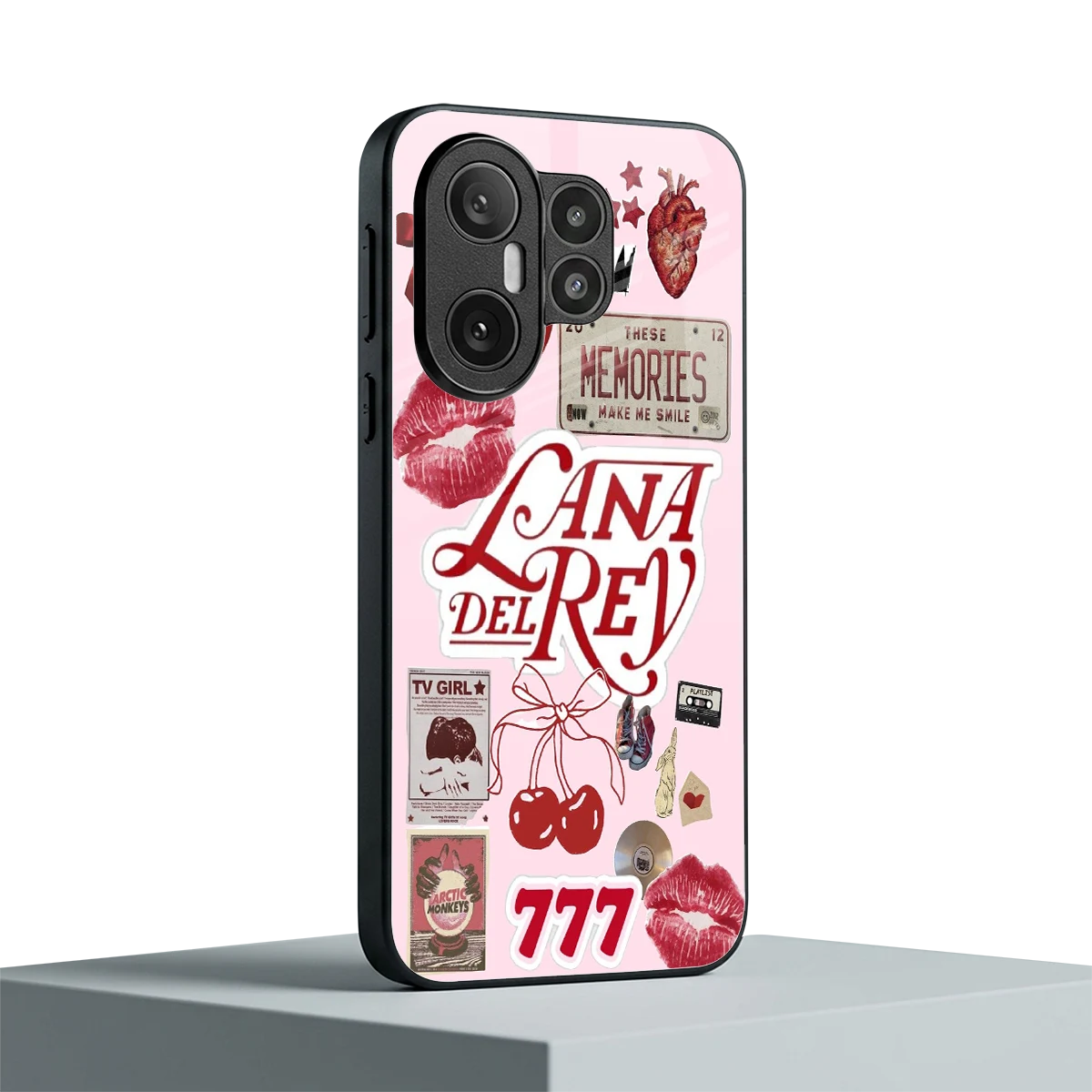 Lana Del Rey Collage vivo x200 fe mobile cover | shockproof glass phone case