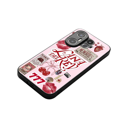 Lana Del Rey Collage stylish phone case for vivo x200 fe | glossy glass and slim fit