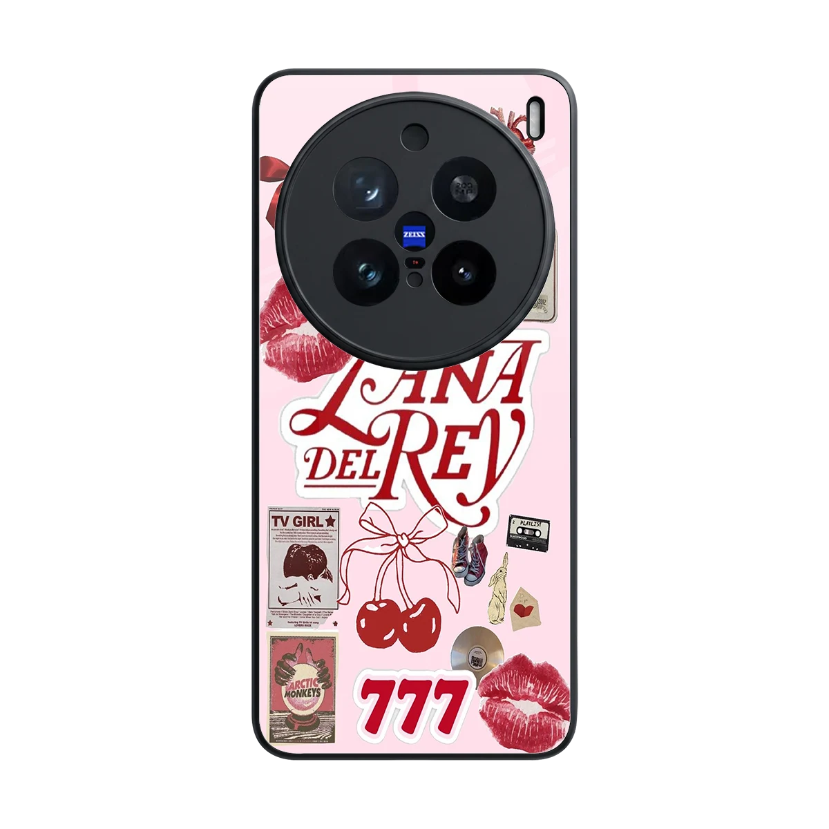 Lana Del Rey Collage back phone cover | glass case for vivo x200 pro